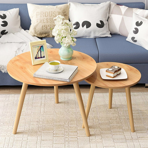 Simple Tea Table ins Children's Furniture Round Table Sofa Round Table Floating Window Chair Rental Room Tea Table Round