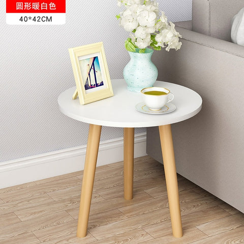 Simple Tea Table ins Children's Furniture Round Table Sofa Round Table Floating Window Chair Rental Room Tea Table Round