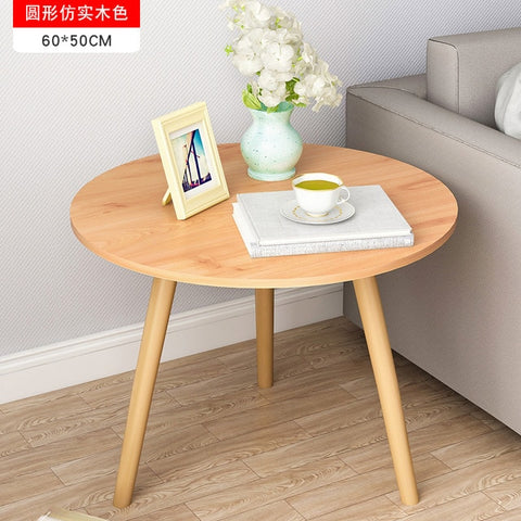 Simple Tea Table ins Children's Furniture Round Table Sofa Round Table Floating Window Chair Rental Room Tea Table Round