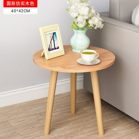 Simple Tea Table ins Children's Furniture Round Table Sofa Round Table Floating Window Chair Rental Room Tea Table Round