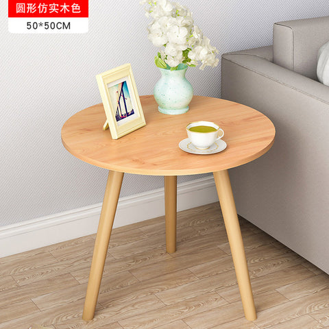 Simple Tea Table ins Children's Furniture Round Table Sofa Round Table Floating Window Chair Rental Room Tea Table Round