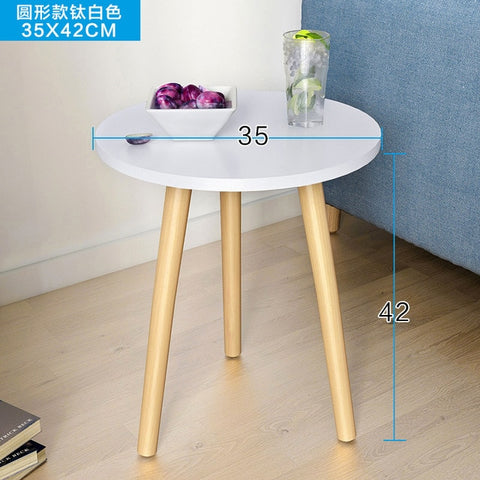 Simple Tea Table ins Children's Furniture Round Table Sofa Round Table Floating Window Chair Rental Room Tea Table Round