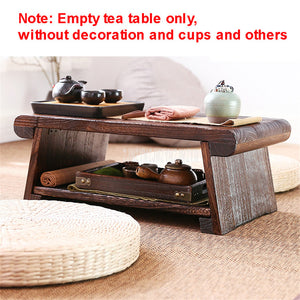 Foldable Wooden Japanese Tea Table For Living Room Furniture Modern Minimalist Tatami Coffee Folding Low Side Table Solid Wood