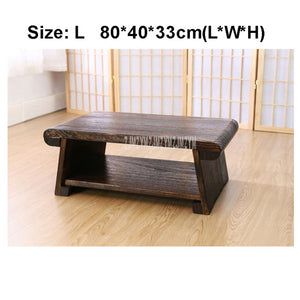 Foldable Wooden Japanese Tea Table For Living Room Furniture Modern Minimalist Tatami Coffee Folding Low Side Table Solid Wood