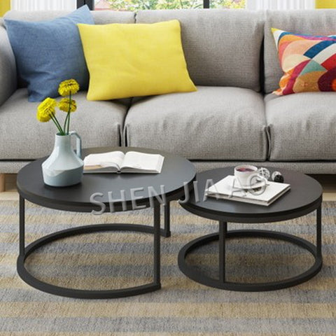 Modern Minimalist Style Combination Table Home Leisure Table Simple High Foot Home / Office Combination Coffee Table 1PC