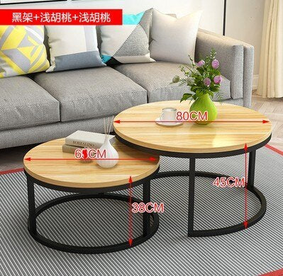 Modern Minimalist Style Combination Table Home Leisure Table Simple High Foot Home / Office Combination Coffee Table 1PC