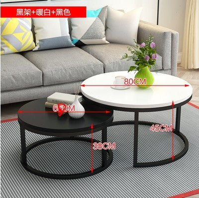 Modern Minimalist Style Combination Table Home Leisure Table Simple High Foot Home / Office Combination Coffee Table 1PC