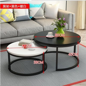 Modern Minimalist Style Combination Table Home Leisure Table Simple High Foot Home / Office Combination Coffee Table 1PC