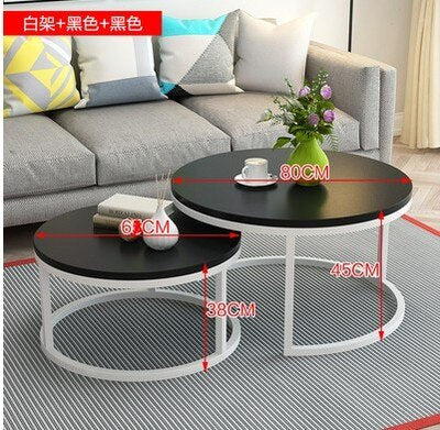 Modern Minimalist Style Combination Table Home Leisure Table Simple High Foot Home / Office Combination Coffee Table 1PC