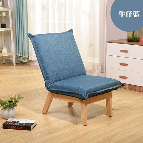 Japanese Lazy Sofa Chair Single Washable Bedroom Bay Window Leisure Fabric Lounge Sillones Modernos Para Sala Balcony Furniture