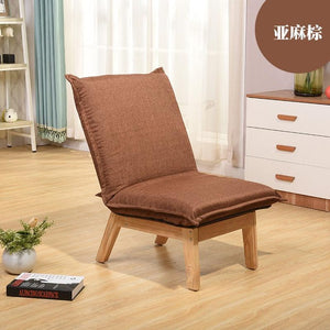 Japanese Lazy Sofa Chair Single Washable Bedroom Bay Window Leisure Fabric Lounge Sillones Modernos Para Sala Balcony Furniture