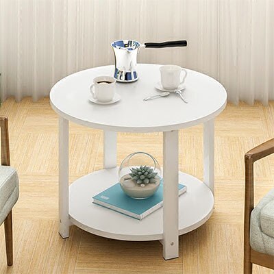 Tea table is round table Angle of modern sofa edge ark of edge of chair of a few simple table edge phone a few northern Europe