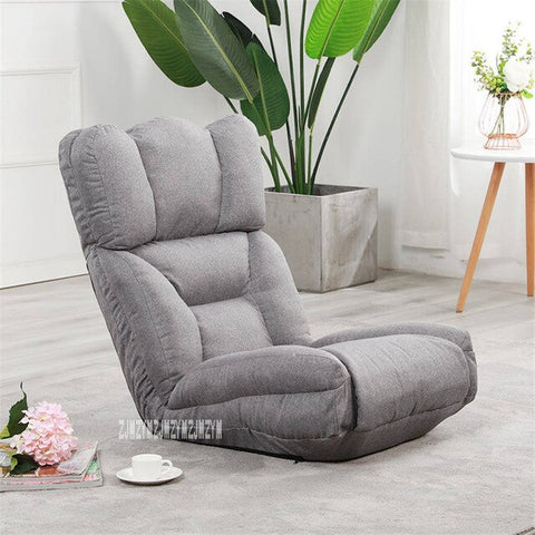 JFJJ-343243 Lazy Sofa Living Room Detachable Comfortable Sofa Bedroom Balcony Washable Foldable Sofa Multi-Gear Adjustment