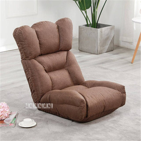 JFJJ-343243 Lazy Sofa Living Room Detachable Comfortable Sofa Bedroom Balcony Washable Foldable Sofa Multi-Gear Adjustment