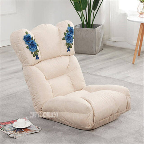 JFJJ-343243 Lazy Sofa Living Room Detachable Comfortable Sofa Bedroom Balcony Washable Foldable Sofa Multi-Gear Adjustment