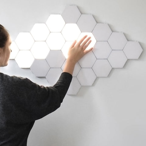 modern LED Wall Lamp loft British Creative Honeycomb Modular Assembly Helios Touch Wall Lamp Quantum lamp Magnetic Wall Light