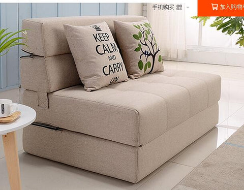 Folding Lazy Sofa Bed Tatami Hard Mattress Single Double Living Room Bedroom Study Small Apartment Space Saving