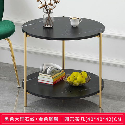 Nordic Small Coffee Table Modern Creative Home Living Room Sofa Round Table  Bedside Multifunctional Removable Table