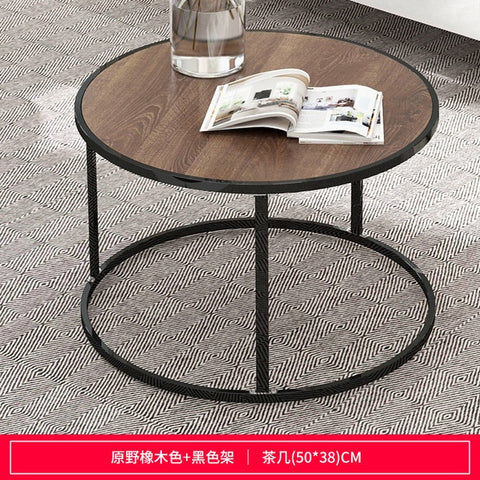 Nordic Small Coffee Table Modern Creative Home Living Room Sofa Round Table  Bedside Multifunctional Removable Table