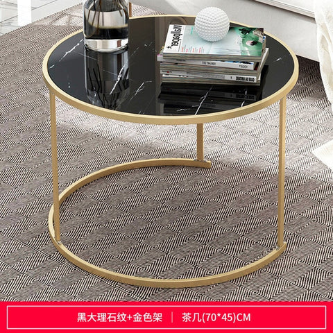 Nordic Small Coffee Table Modern Creative Home Living Room Sofa Round Table  Bedside Multifunctional Removable Table