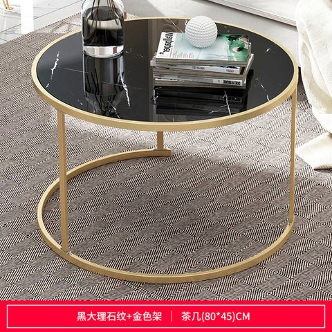 Nordic Small Coffee Table Modern Creative Home Living Room Sofa Round Table  Bedside Multifunctional Removable Table