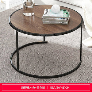 Nordic Small Coffee Table Modern Creative Home Living Room Sofa Round Table  Bedside Multifunctional Removable Table