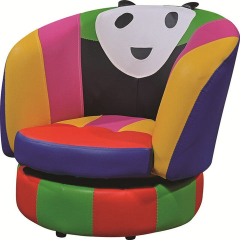 Living Furniture Single Seat Sofa with Casters Design Corner  Sofas Artificial Leather Couch Children's Cartoon Chair