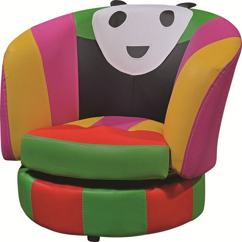 Living Furniture Single Seat Sofa with Casters Design Corner  Sofas Artificial Leather Couch Children's Cartoon Chair