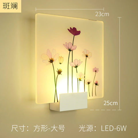 Artpad 8W Modern Romantic Loveliness Classic Picture Wall Lamp Bedside Bedroom Stair Corridor Porch Led Nordic Home Wall Light