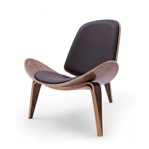 Nordic chair ins chair creative simple designer single sofa chair smile aircraft shell chair