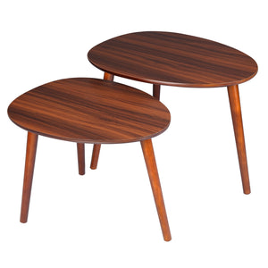 2pcs/set Nordic Style Cherry Wood Coffee Table Living room Sofa Side Table Small Tea Table Home Furniture