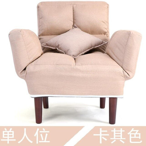 Lazy Couch Double Small Apartment Small Sofa Balcony Bedroom Single Simple Folding Tatami Chaise Lounge  Folding  Rocking Chair