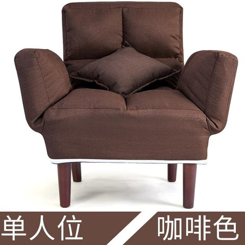 Lazy Couch Double Small Apartment Small Sofa Balcony Bedroom Single Simple Folding Tatami Chaise Lounge  Folding  Rocking Chair