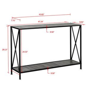 Console Table Sofa Side End Table Unique C-Shape Desk Computer Laptop Holder Portable Workstation Cofee