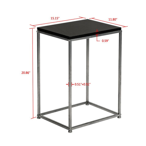 Console Table Sofa Side End Table Unique C-Shape Desk Computer Laptop Holder Portable Workstation Cofee