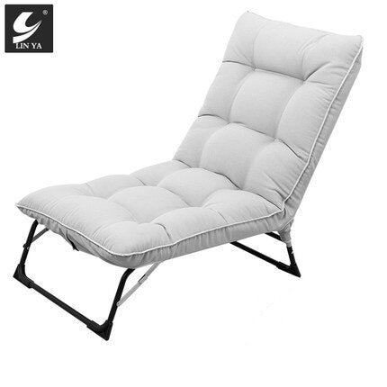 Folding Sofa Bed Lazy Lounge Chair Adjustable Backrest Living Room Sofas Home Furniture Garden Beach Chair Couch High Quality