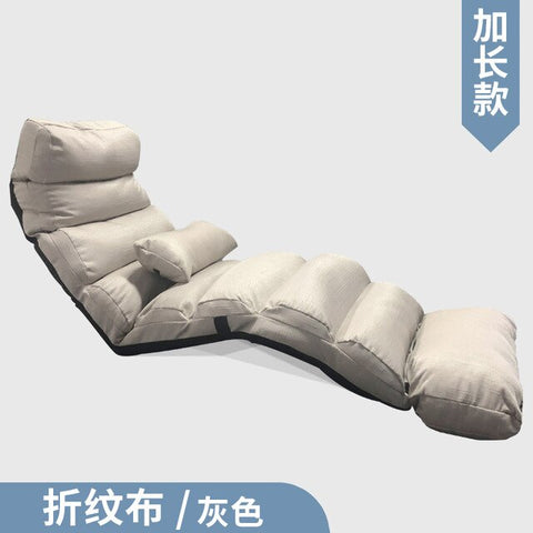 Lazy Single Person Sofa Bedroom Balcony Simple Tatami Sofa Cute Small Family Easy Folding Back Recliner Simple Storage