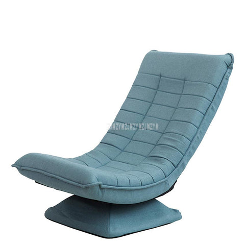 360 Degree Rotatable Adjustable Single Sofa Lazy Chaise Lounge Chair Reading Living Room Bedroom Foldable Soft Leisure Chair