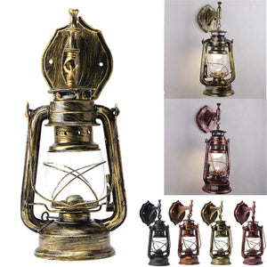 E27 Retro Classic Kerosene Lamp Wall Light Sconce Holder Portable Lights Adornment Bar Club Coffee Shop Restaurant Home Decor