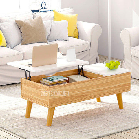 11012 Multi-Functional Lifting Storage Tea Table Household Living Room Coffee Table Sitting Room Creative End Table Cabinet Desk