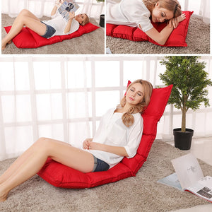 Lazy sofa single folding bedroom sofa creative tatami minimalist modern lounge chair living room