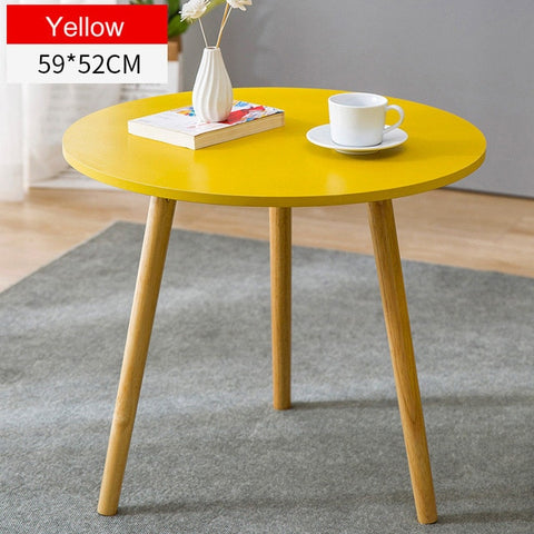 Nordic Style Solid Wood Coffee Table Living room Sofa Side Table Small Dining Table Small Tea Table Home  Furniture