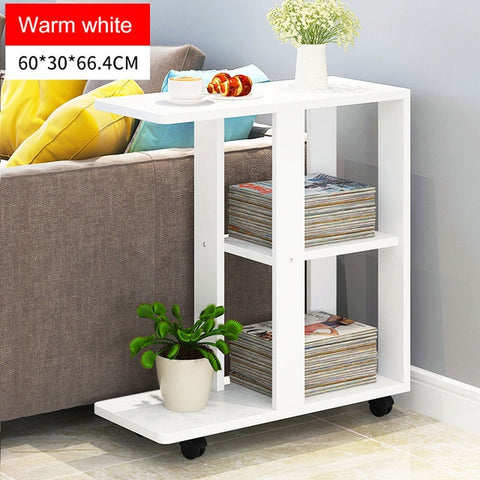 Sofa Side Table Movable Coffee Table Simple Small Table Living Room Sofa Side Cabinet Creative Tea Table Home Furniture