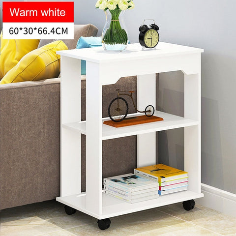 Sofa Side Table Movable Coffee Table Simple Small Table Living Room Sofa Side Cabinet Creative Tea Table Home Furniture