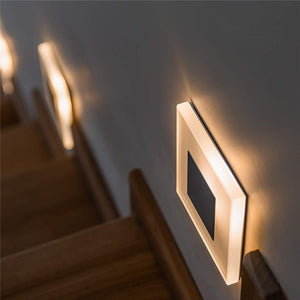 New led wall light 3W acrylic wall sconce Embedded footlight Indoor Stair step decorative night lights Modern led wall lamp