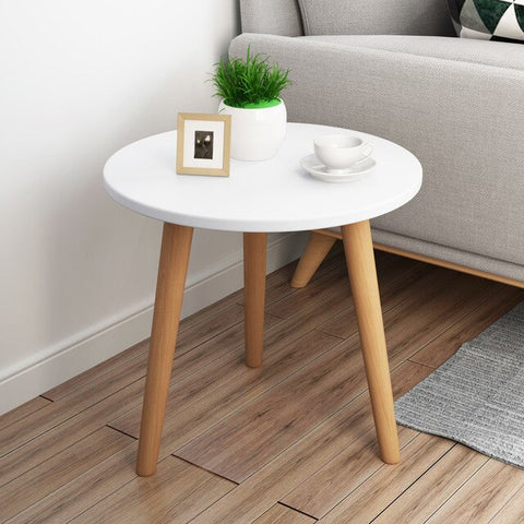 A2 Creative Wooden Tea Table Bedroom Bedside Coffee Table Nordic Style Simple Installation Portable Sofa Side Tea Table